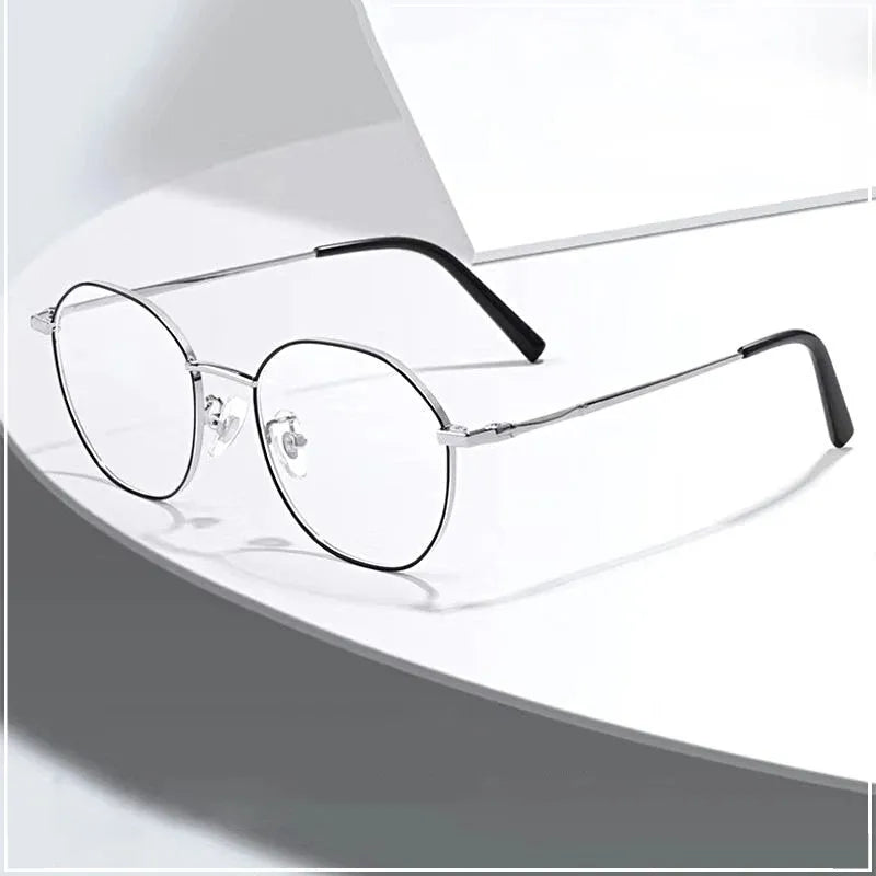 Metal Round Anti Blue Light Glasses