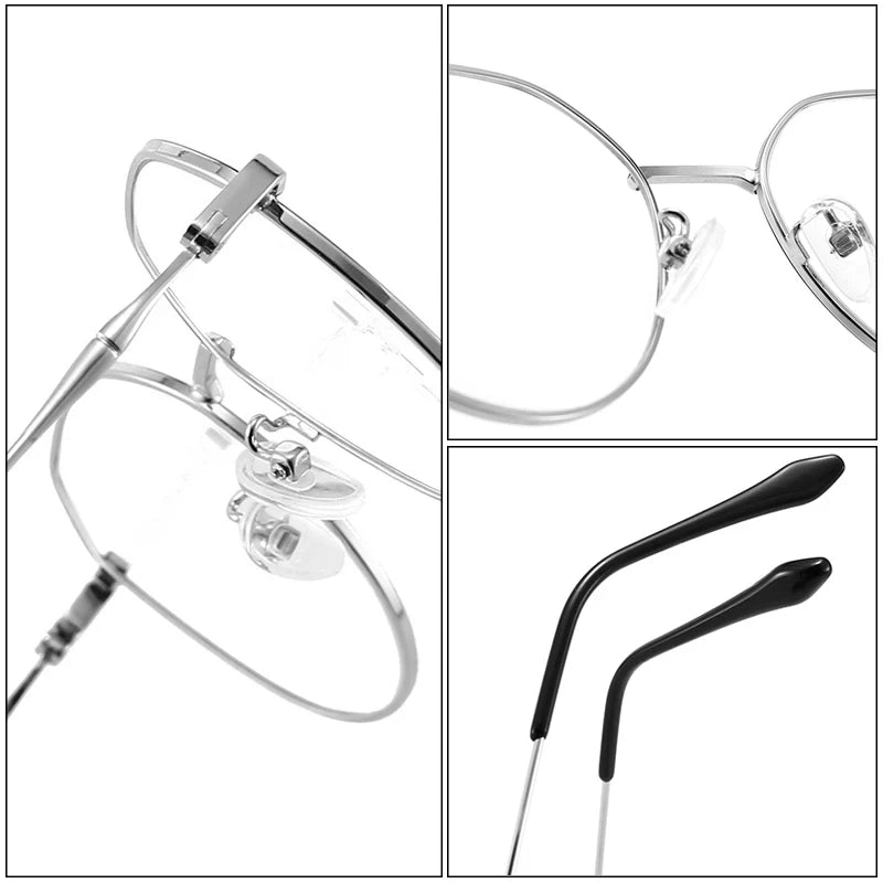 Metal Round Anti Blue Light Glasses